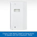 A white Citronic CUBA-8AW 8-inch full-range active PA speaker with DSP and Bluetooth, shown from a three-quarter angle against a white background with a blue text banner at the bottom.