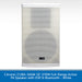 A white Citronic CUBA-10AW 10-inch 270W full-range active PA speaker with DSP and Bluetooth, shown against a white background with a blue text banner at the bottom.