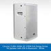 A white Citronic CUBA-10AW 10-inch active PA speaker with DSP and Bluetooth, shown from a three-quarters angle against a white background with a blue text banner at the bottom.