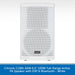 A white Citronic CUBA-6AW 100W full-range active PA speaker with DSP and Bluetooth, shown against a white background with a blue text banner at the bottom.
