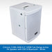 A white Citronic CUBA-6AW 6.5-inch 100W full-range active PA speaker with DSP and Bluetooth, shown from a three-quarters angle on a white background with a blue text banner at the bottom.