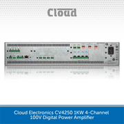 Cloud Electronics CV4250 1KW 4-Channel 100V Digital Power Amplifier