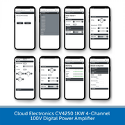 Cloud Electronics CV4250 1KW 4-Channel 100V Digital Power Amplifier
