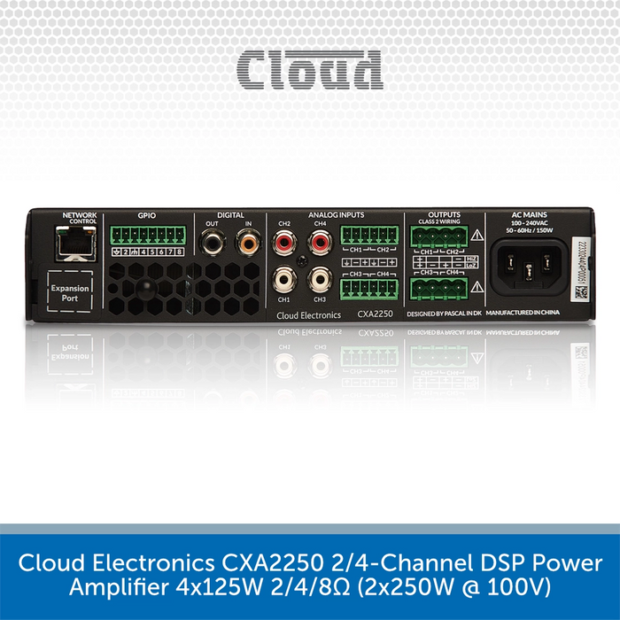Cloud Electronics CXA2250 Back