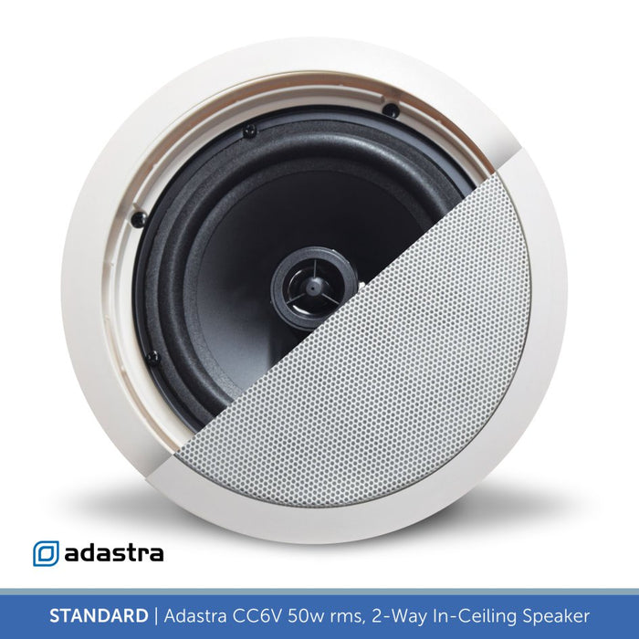Ceiling Speaker, Background Music System - Bluetooth, FM Radio (4 Independent Zones)