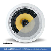 Ceiling Speaker, Dual Zone Background Music System with Bluetooth & DAB Radio
