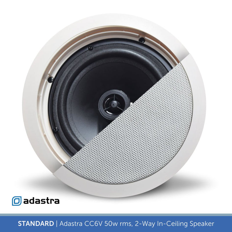 Ceiling Speaker, Dual Zone Background Music System with Bluetooth & DAB Radio