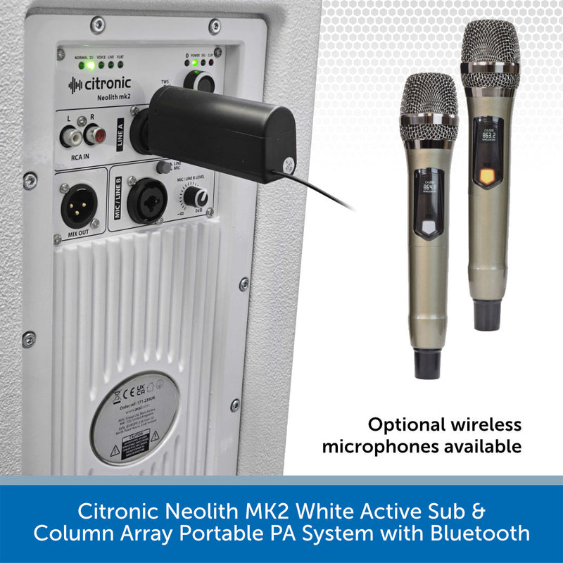 Citronic Neolith MK2 White Mics