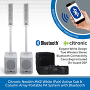 Citronic Neolith MK2 White (Pair)