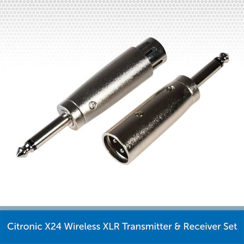 Citronic X24 Wireless XLR Transmitter & Receiver Set
