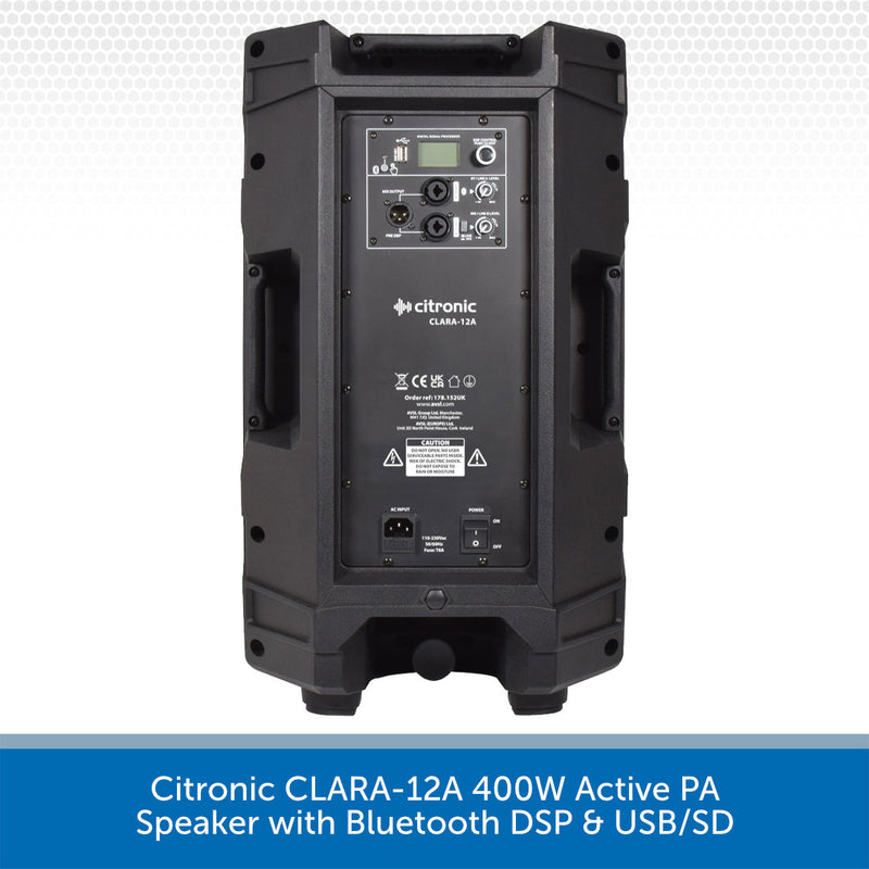 Citronic CLARA-12A Back