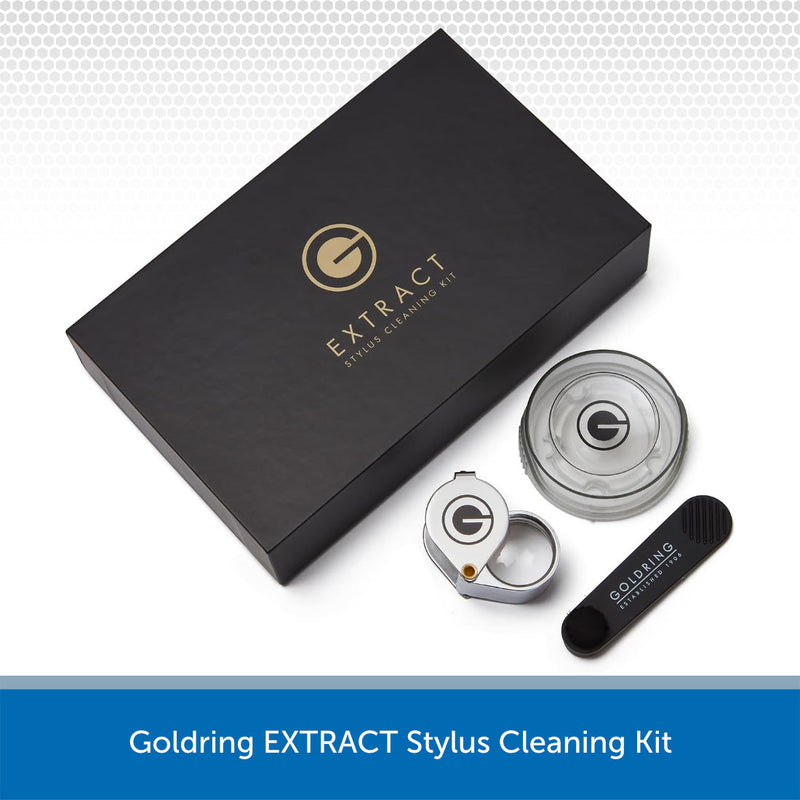 Goldring EXTRACT Stylus Cleaning Kit Items box