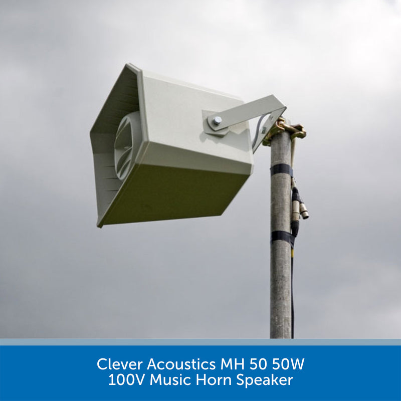 Clever Acoustics MH 50 50W 100V Music Horn Speaker
