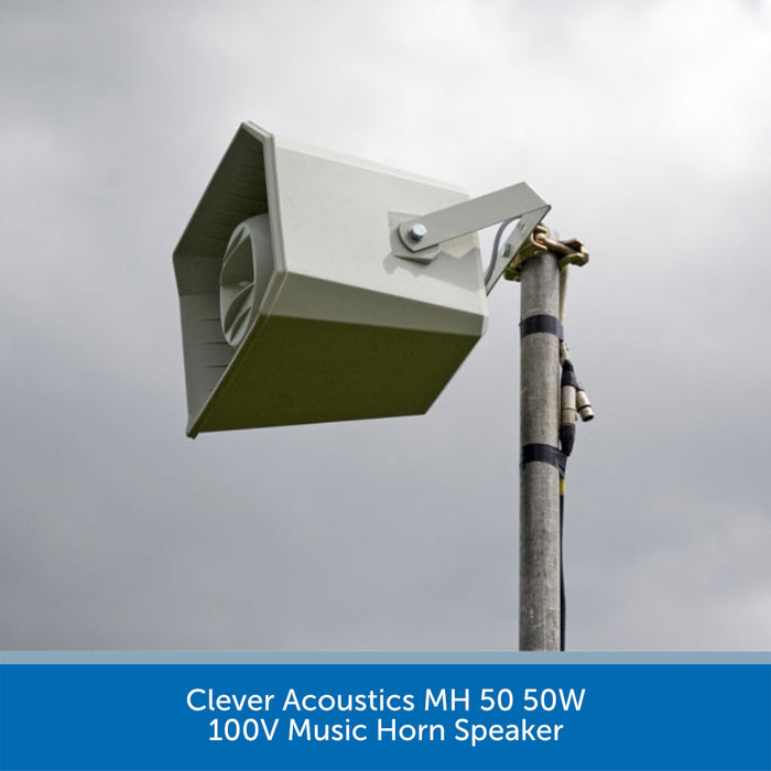 Clever Acoustics MH 50 50W 100V Music Horn Speaker