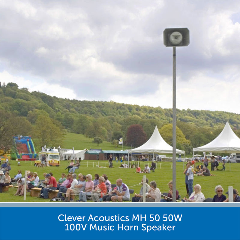 Clever Acoustics MH 50 50W 100V Music Horn Speaker