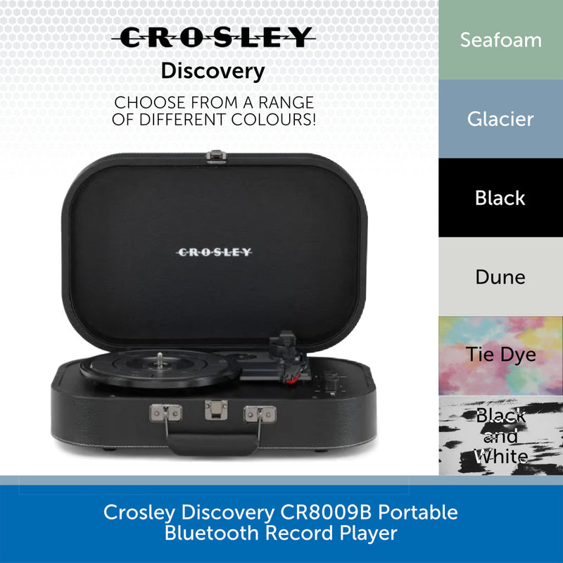 Crosley Discovery CR8009B Portable Bluetooth Record Player