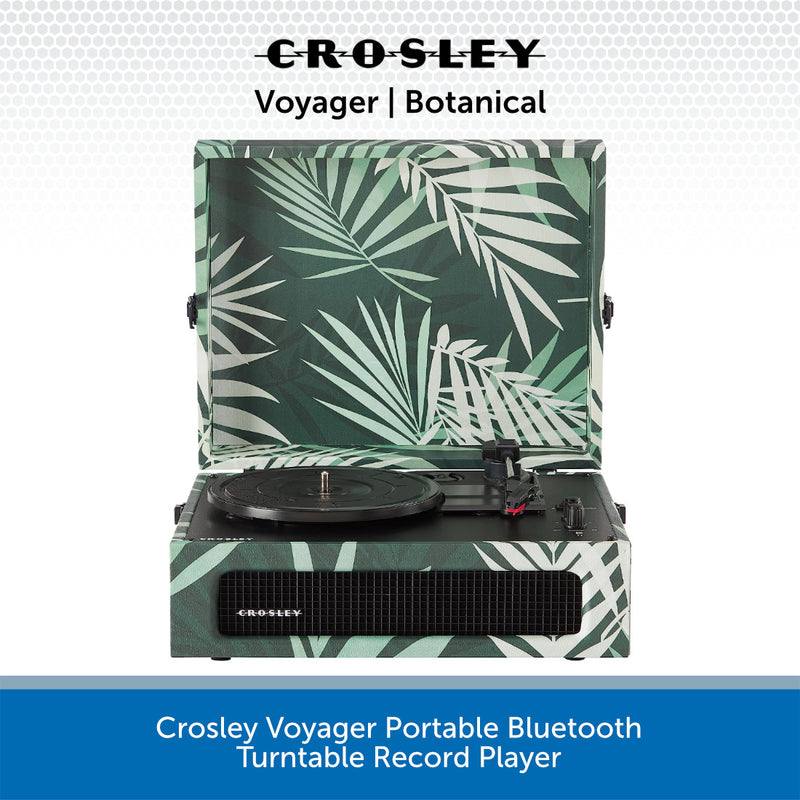 Crosley Voyager Portable Bluetooth Turntable Record Player - Choose your favourite colour!