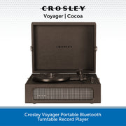 Crosley Voyager Portable Bluetooth Turntable Record Player