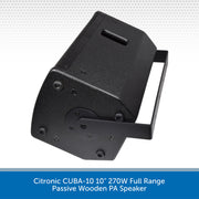 Citronic CUBA-10 10" 270W Full Range Passive Wooden PA Speaker