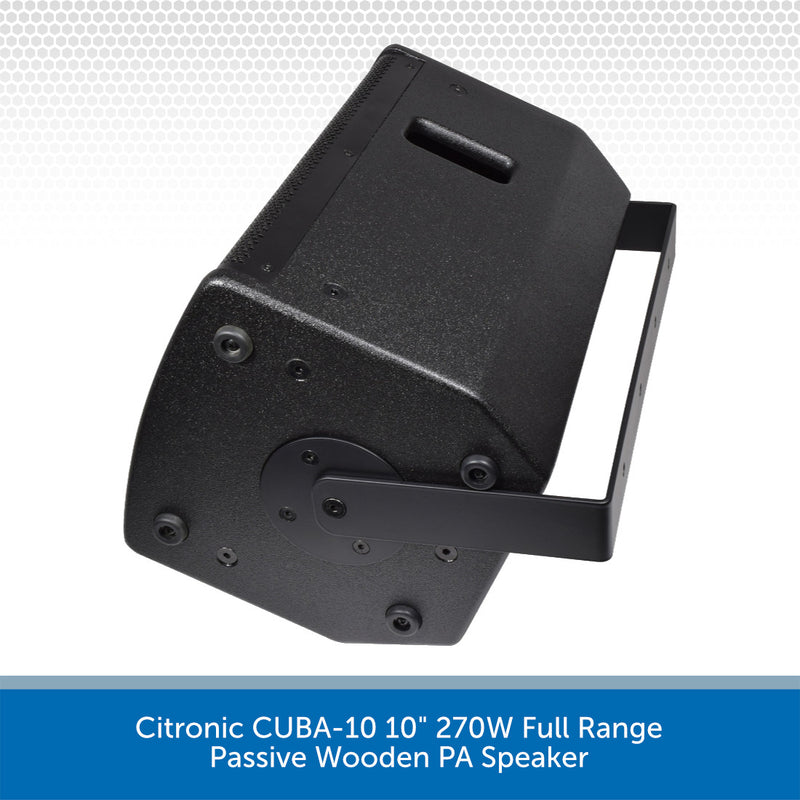 Citronic CUBA-10 10" 270W Full Range Passive Wooden PA Speaker