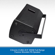 Citronic CUBA-8 8" 250W Full Range Passive Wooden PA Speaker