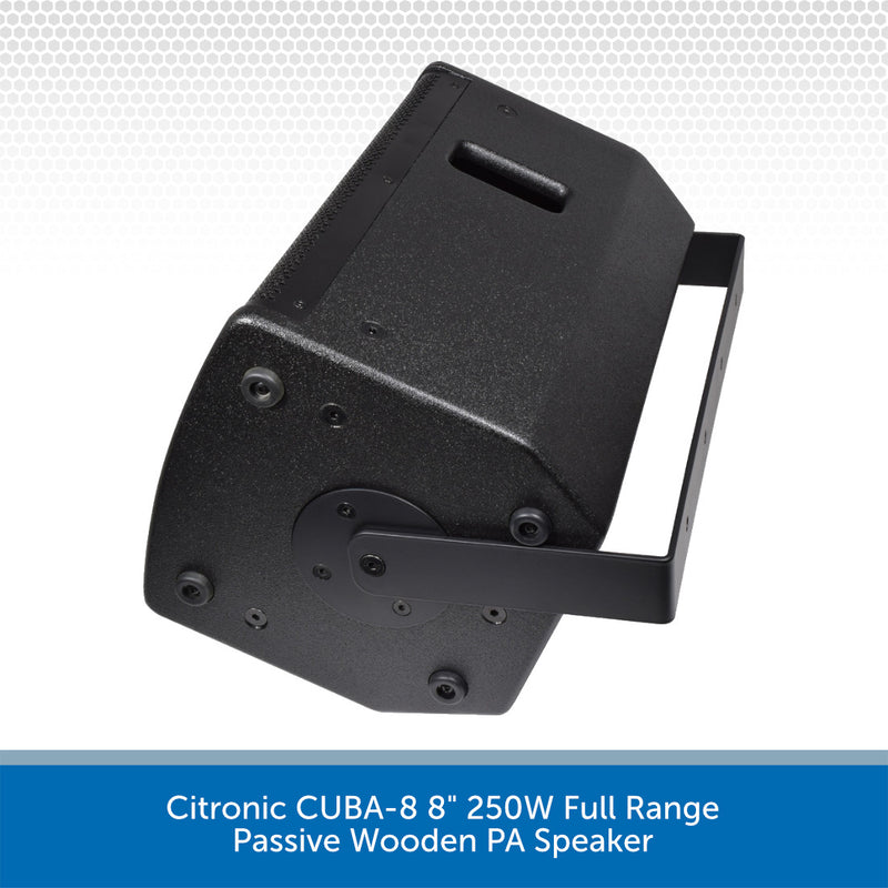 Citronic CUBA-8 8" 250W Full Range Passive Wooden PA Speaker