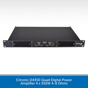Citronic D4350 Quad Digital Power Amplifier 4 x 350W 4-8 Ohms