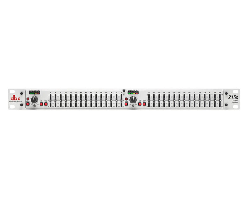 DBX 215s Dual 15-Band 2/3-Octave Graphic Equaliser