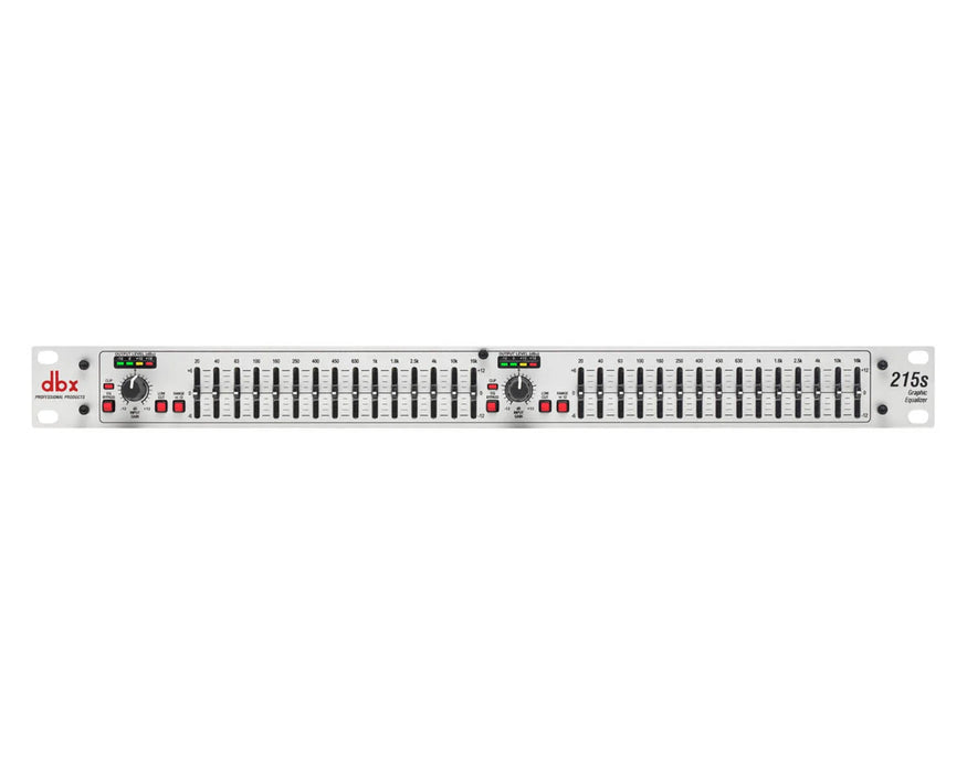 DBX 215s Dual 15-Band 2/3-Octave Graphic Equaliser