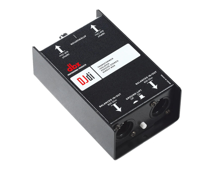 DBX DJDI 2-Channel Passive DI Box