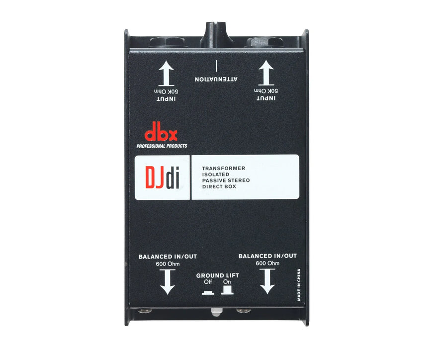 DBX DJDI 2-Channel Passive DI Box