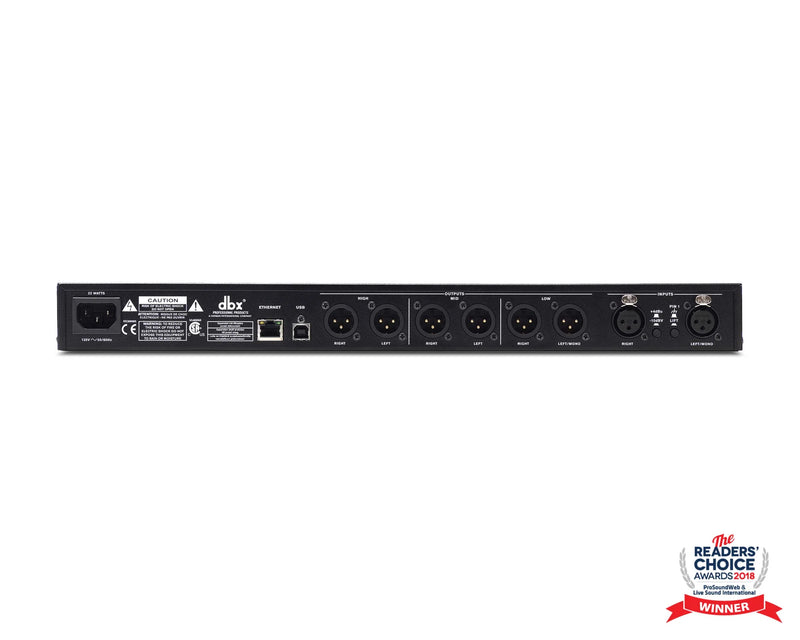 DBX DriveRack PA2 2x6 Loudspeaker Management System with Mobile App Control