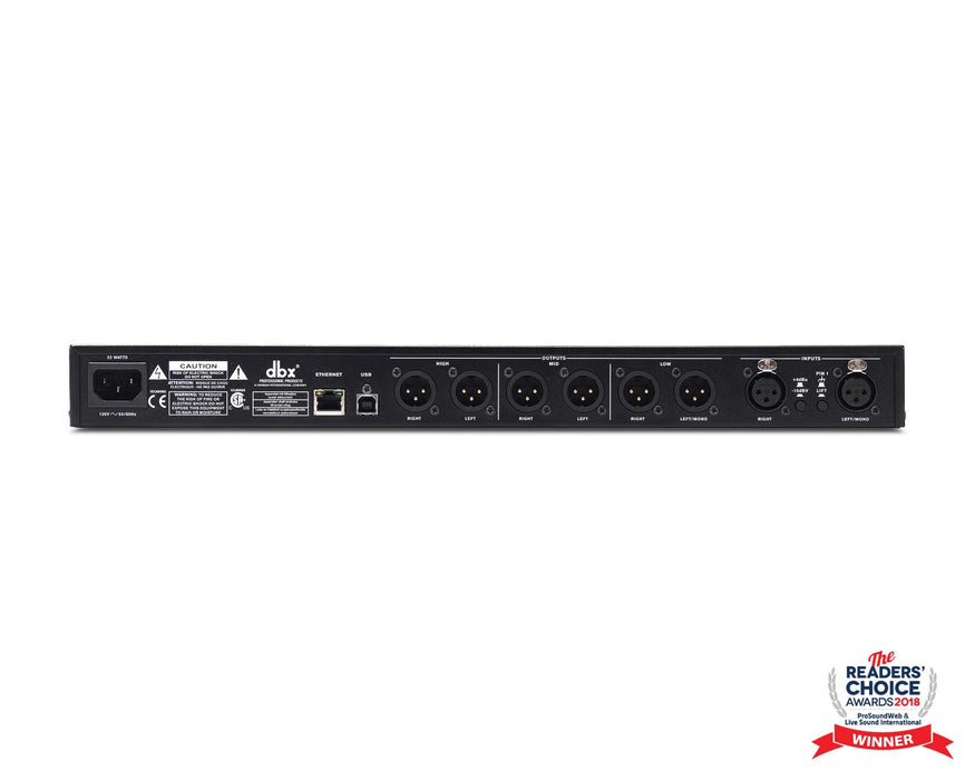 DBX DriveRack PA2 2x6 Loudspeaker Management System with Mobile App Control