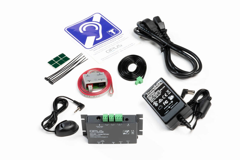 Opus Technologies DCL20-K Counter & Reception Induction Loop Kit with Microphone