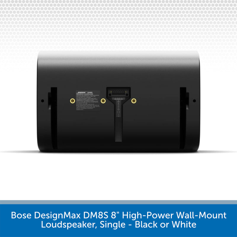 Bose DesignMax DM8S 8" High-Power Wall-Mount Loudspeaker Back