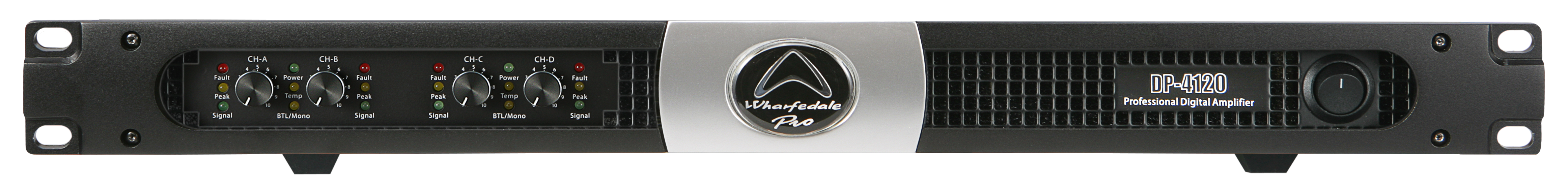 Wharfedale Pro DP-4120 4 x 3468W Power Amplifier, 2 Ohms & 100V Line