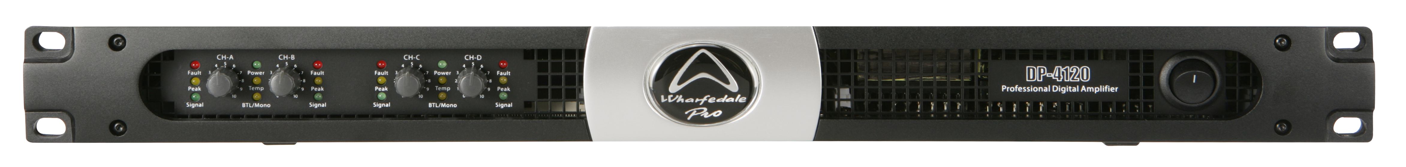 Wharfedale Pro DP-4120 4 x 3468W Power Amplifier, 2 Ohms & 100V Line