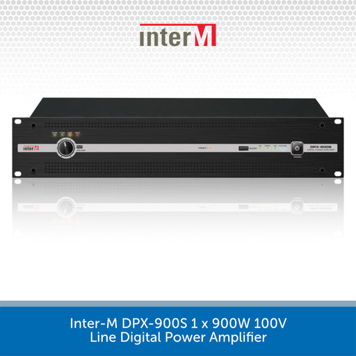 Inter-M DPX-900S 1 x 900W 100V Line Digital Power Amplifier on a white background