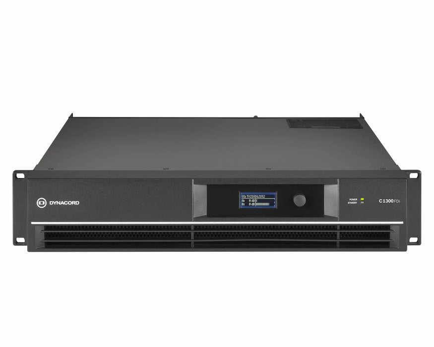 Dynacord C1300FDi 2 x 650W 2-Channel DSP Power Amplifier 2Ω / 4Ω / 8Ω / 100V