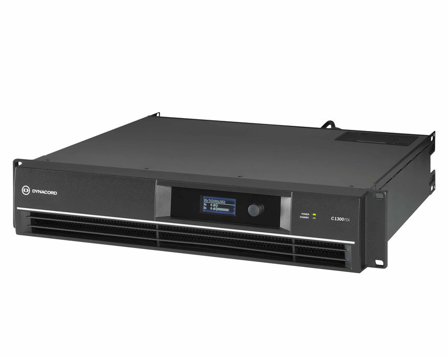 Dynacord C1300FDi 2 x 650W 2-Channel DSP Power Amplifier 2Ω / 4Ω / 8Ω / 100V