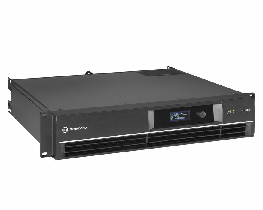Dynacord C1300FDi 2 x 650W 2-Channel DSP Power Amplifier 2Ω / 4Ω / 8Ω / 100V