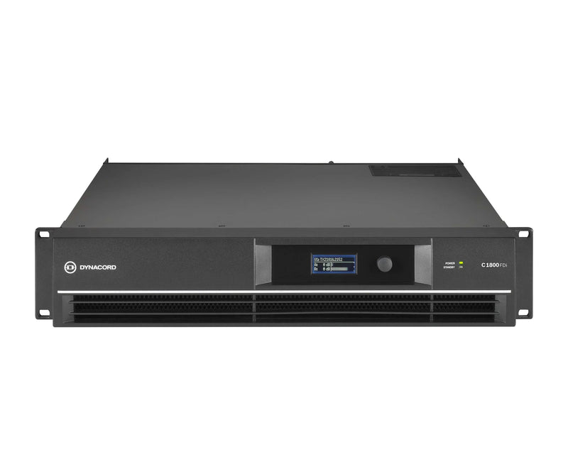 Dynacord C1800FDi 1800W 2-Channel DSP Power Amplifier 2Ω / 4Ω / 8Ω / 70V