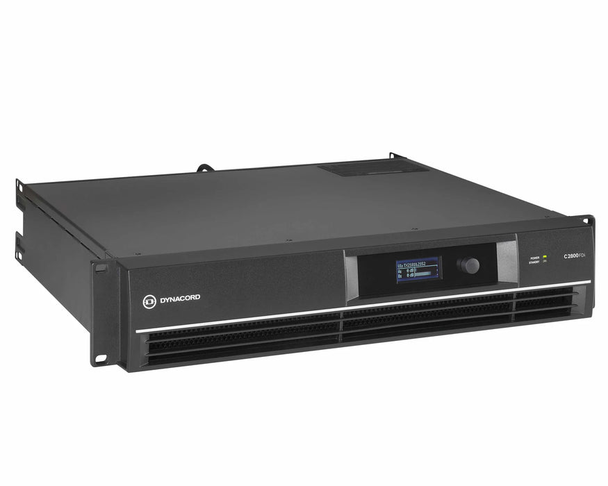 Dynacord C2800FDi 2800W 2-Channel DSP Power Amplifier 2Ω / 4Ω / 8Ω / 100V