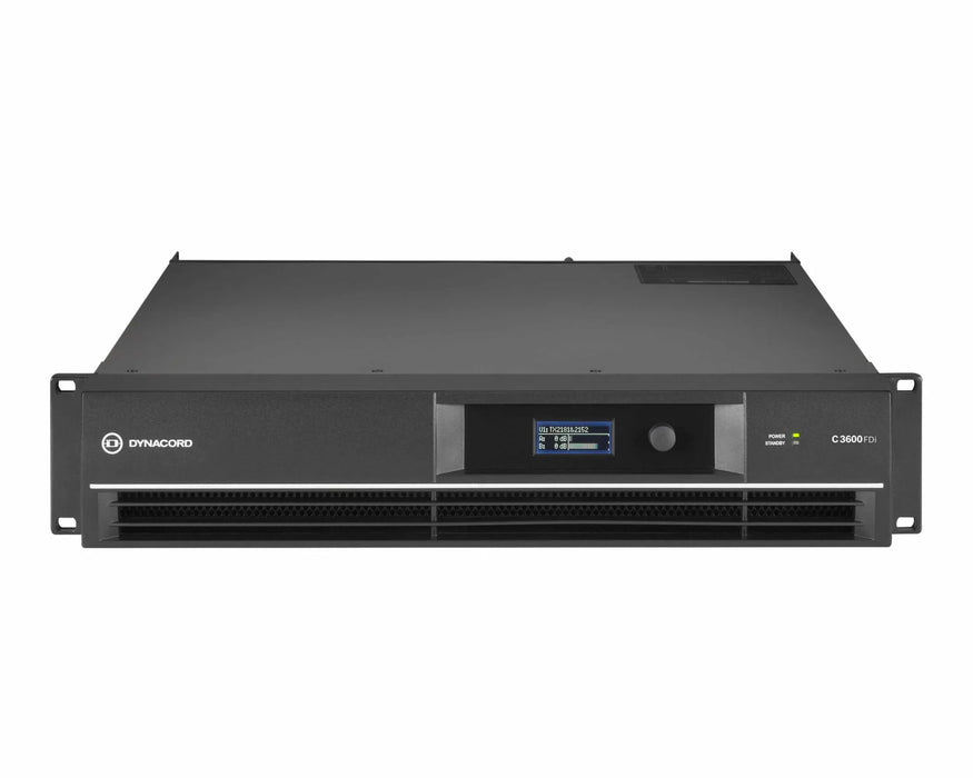 Dynacord C3600FDi 3600W 2-Channel DSP Power Amplifier 2Ω / 4Ω / 8Ω / 100V