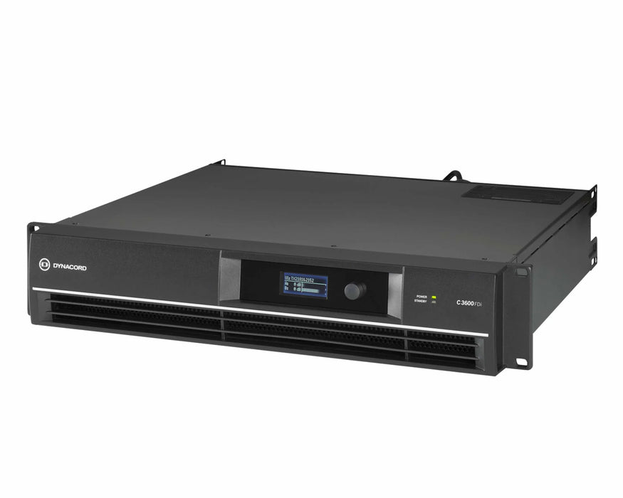 Dynacord C3600FDi 3600W 2-Channel DSP Power Amplifier 2Ω / 4Ω / 8Ω / 100V
