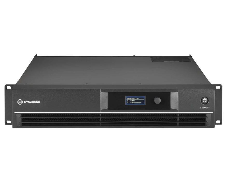Dynacord L1300FD Live Series 1300W 2-Channel DSP Power Amplifier 2Ω / 4Ω / 8Ω
