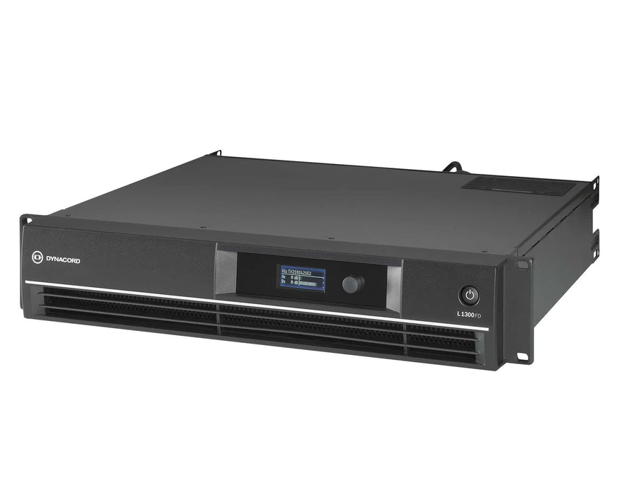 Dynacord L1300FD Live Series 1300W 2-Channel DSP Power Amplifier 2Ω / 4Ω / 8Ω