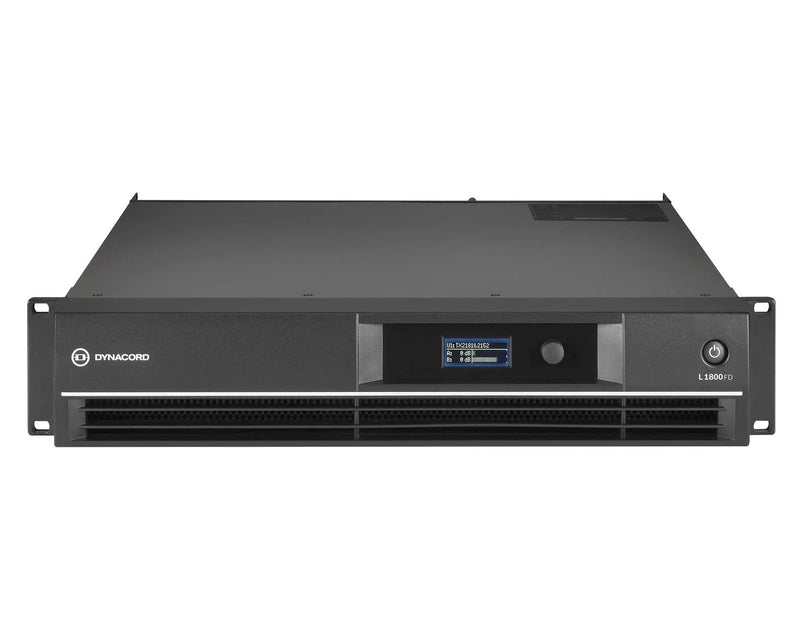 Dynacord L1800FD Live Series 1800W 2-Channel DSP Power Amplifier 2Ω / 4Ω / 8Ω