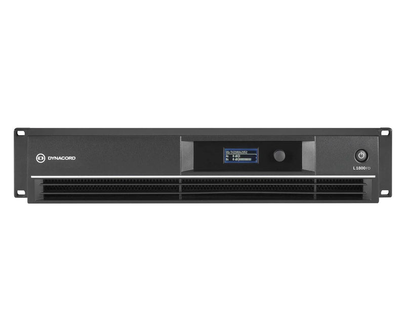 Dynacord L1800FD Live Series 1800W 2-Channel DSP Power Amplifier 2Ω / 4Ω / 8Ω