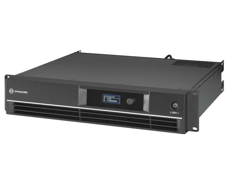 Dynacord L2800FD Live Series 2800W 2-Channel DSP Power Amplifier 2Ω / 4Ω / 8Ω